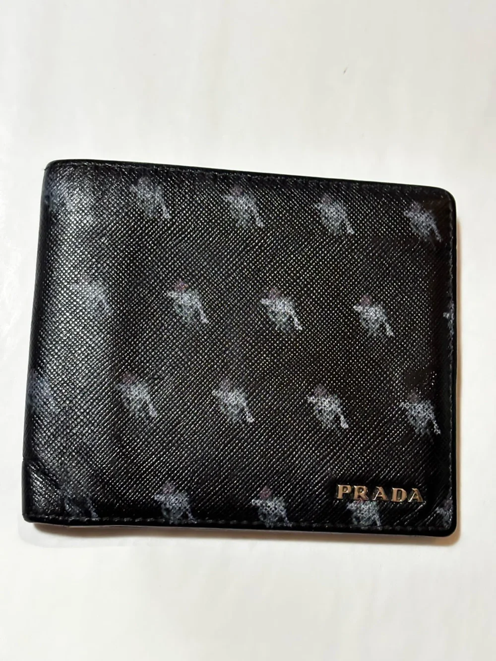Prada Mens Wallet Guns & Roses Limited Edition